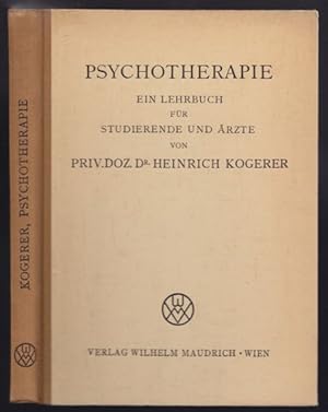 Imagen del vendedor de Psychotheraphie. Ein Lerhbuch fr Studierende und rzte. a la venta por Antiquariat Burgverlag