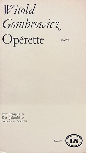 Bild des Verkufers fr Oprette: thtre texte franais de Constantin Jelenski et Genevive Serreau. zum Verkauf von Jack Baldwin Rare Books