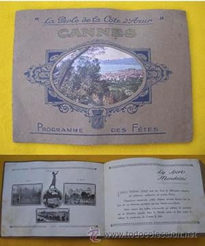 Seller image for Programme des Ftes - Programa de Fiestas : CANNES 1925 for sale by Librera Maestro Gozalbo