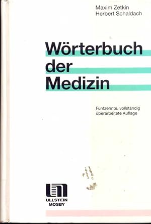 Imagen del vendedor de Wrterbuch der Medizin a la venta por Online-Buchversand  Die Eule