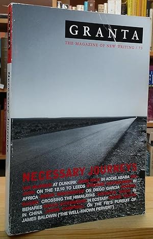 Seller image for Necessary Journeys (Granta: The Magazine of New Writing/73 for sale by Stephen Peterson, Bookseller