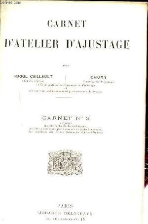 Seller image for CARNET D'ATELIER D'AJUSTAGE N2 for sale by Le-Livre