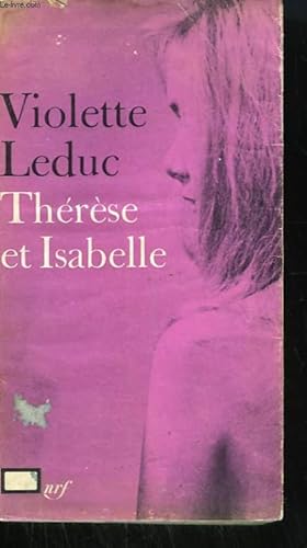 Image du vendeur pour THERESE ET ISABELLE. mis en vente par Le-Livre