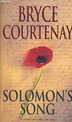 Seller image for SOLOMON'S SONG for sale by Le-Livre
