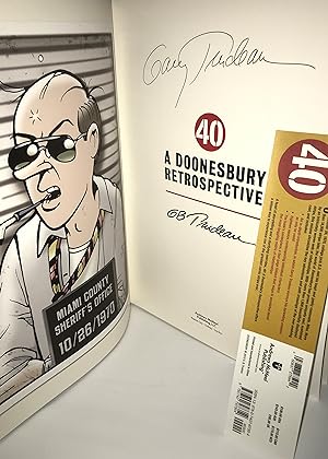 40: A Doonesbury Retrospective [Signed FIrst Edition]