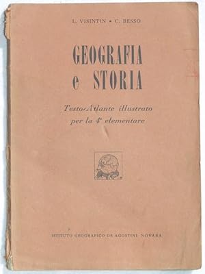 GEOGRAFIA E STORIA TESTO ATLANTE ILLUSTRATO PER LA 4 ELEMENTARE,