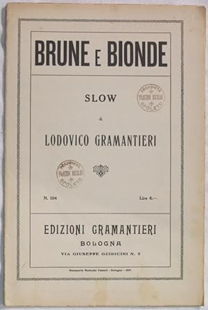 BRUNE E BIONDE,
