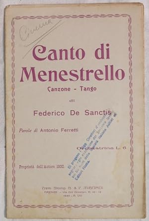 CANTO DI MENESTRELLO,