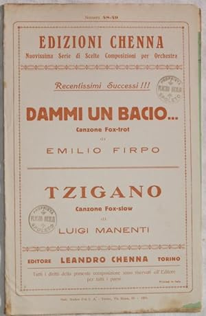 DAMMI UN BACIO. - TZIGANO,