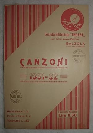 CANZONI 1931-32,