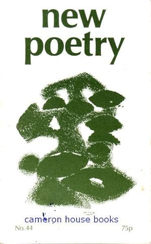 Imagen del vendedor de New Poetry, No.44 a la venta por Cameron House Books
