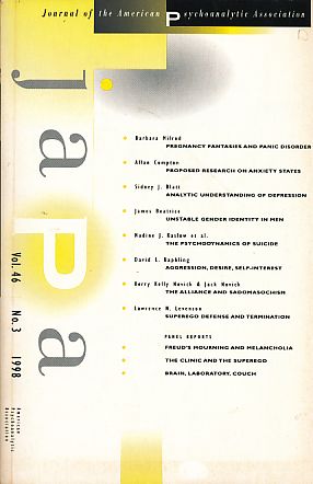 Bild des Verkufers fr Journal of the American Psychoanalytic Association. zum Verkauf von Fundus-Online GbR Borkert Schwarz Zerfa