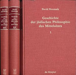 Bild des Verkufers fr Geschichte der jdischen Philosophie des Mittelalters. 2 Bnde (in 3 Bnden). nach Problemen dargestellt. zum Verkauf von Fundus-Online GbR Borkert Schwarz Zerfa