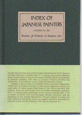 Seller image for Index of Japanese Painters for sale by Bookfeathers, LLC