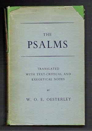 The Psalms/Translated with Text-Critical and Exegetical Notes