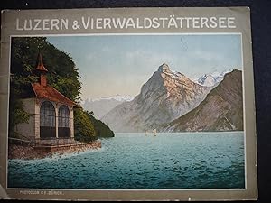 Bild des Verkufers fr Luzern & Vierwaldstattersee: Photographic Views. zum Verkauf von J. King, Bookseller,