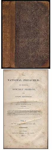 Image du vendeur pour The National Preacher: or Original Monthly Sermons from Living Ministers. Volume 1 mis en vente par Between the Covers-Rare Books, Inc. ABAA