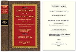 Bild des Verkufers fr Commentaries on the Conflict of Laws Foreign and Domestic in Regard. zum Verkauf von The Lawbook Exchange, Ltd., ABAA  ILAB