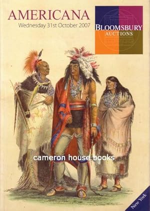 Bloomsbury Auctions, New York. Americana. Wednesday 31st October 2007