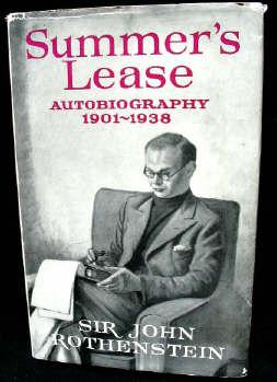 Bild des Verkufers fr Summer's Lease : Autobiography 1901-1938 zum Verkauf von Ariel Books IOBA