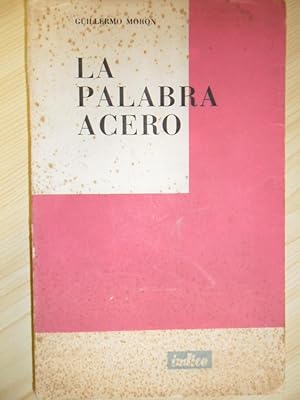 Seller image for La Palabra Acero for sale by Clement Burston Books