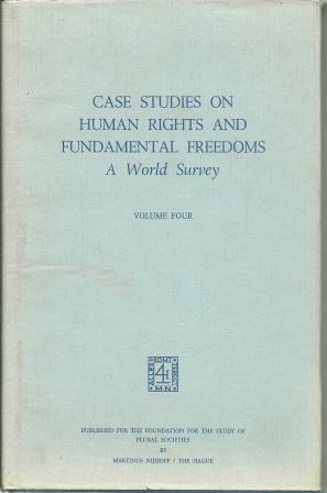 Seller image for Case Studies on Human Rights And Fundamental Freedoms: A World Survey for sale by Works on Paper
