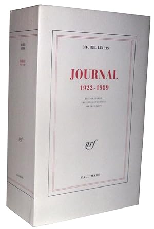 Journal, 1922-1989. Edition établie, présentée et annotée par Jean Jamin.
