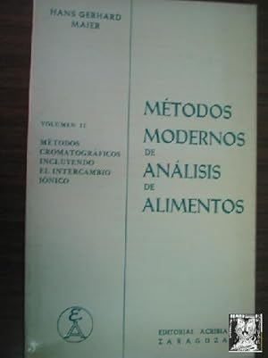 MÉTODOS MODERNOS DE ANÁLISIS DE ALIMENTOS