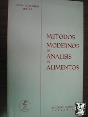 MÉTODOS MODERNOS DE ANÁLISIS DE ALIMENTOS