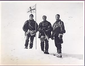 Photo Print of Douglas Mawson, Forbes McKay and Edgworth David at the Magnetic South Pole 16 Janu...