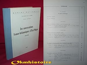 Imagen del vendedor de Les conversations franco-britaniques d'Etat-Major ( 1935 - 1939 ) a la venta por Okmhistoire