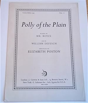 Bild des Verkufers fr Polly of the Plain (Sheet Music) (Curwen Edition 2595) zum Verkauf von Bloomsbury Books