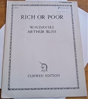 Rich or Poor (Sheet Music) (Curwen Edition 2422)