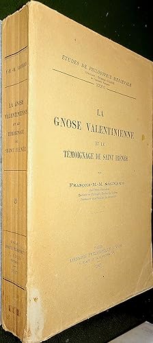 Imagen del vendedor de La Gnose valentinienne et le tmoignage de Saint Irne. a la venta por Le Chemin des philosophes