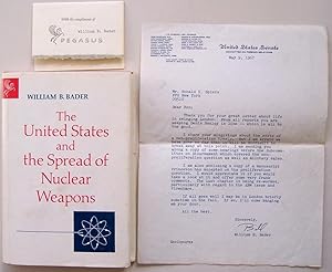 Seller image for The United States and the Spread of Nuclear Weapons for sale by Martin Kaukas Books