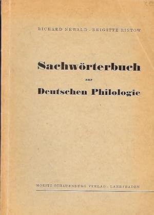 Bild des Verkufers fr Sachwrterbuch zur Deutschen Philologie. zum Verkauf von Antiquariat am Flughafen