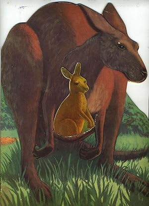 Kankie Kangaroo. Who Couldn't Hop. Die cut shape book with separate joey in pouch
