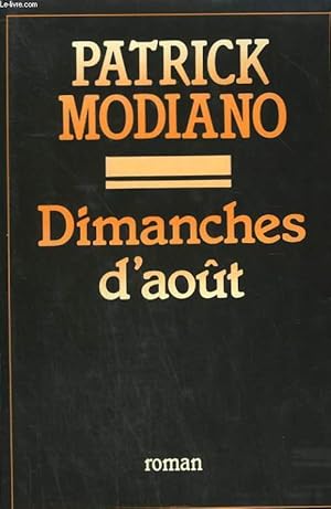 Seller image for DIMANCHES D'AOUT. for sale by Le-Livre