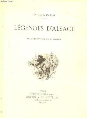 Imagen del vendedor de LEGENDES D'ALSACE a la venta por Le-Livre