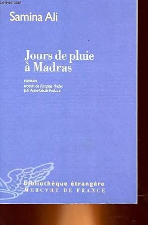 Image du vendeur pour JOURS DE PLUIE A MADRAS mis en vente par Le-Livre