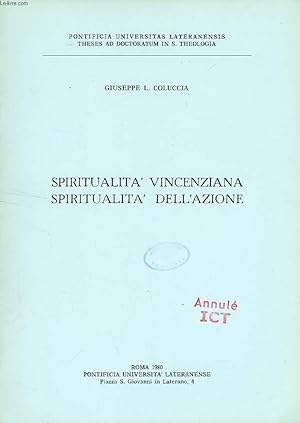 Bild des Verkufers fr SPIRITUALITA VINCENZIANA, SPIRITUALITA DELL'AZIONE zum Verkauf von Le-Livre