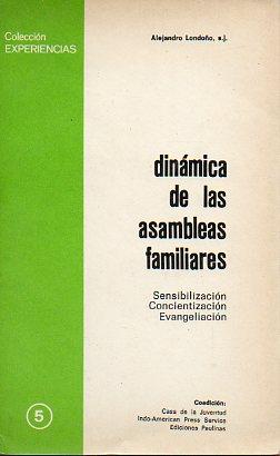 Imagen del vendedor de DINMICA DE LAS ASAMBLEAS FAMILIARES. SENSIBILIZACIN. CONCIENTIZACIN. EVANGELIZACIN. a la venta por angeles sancha libros