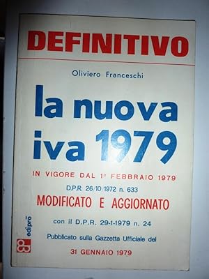 " La Nuova IVA 1979 In vigore dal 1° Febbraio 1979,etc"