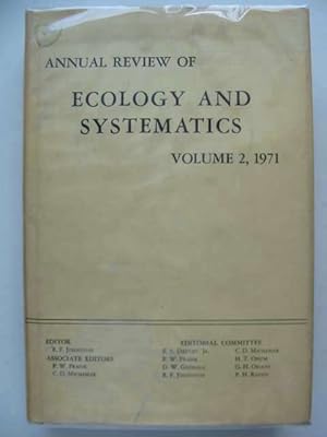 Image du vendeur pour ANNUAL REVIEW OF ECOLOGY AND SYSTEMATICS VOLUME 2 mis en vente par Stella & Rose's Books, PBFA