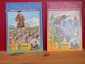 Seller image for Lot de 2; Srie classique Richard et le secret des livres magiques 3 & 4 Les voyages de Gulliver for sale by La Bouquinerie  Dd