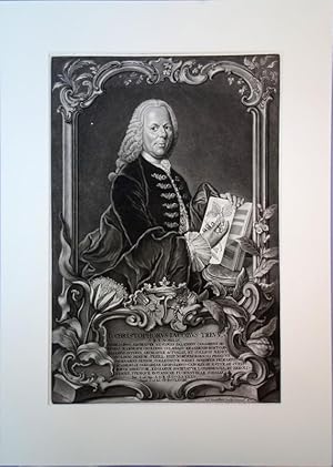 Bild des Verkufers fr Mezzotint portrait by Johann Jacob Haid zum Verkauf von Jeremy Norman's historyofscience