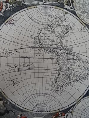 Bild des Verkufers fr Novissima totius terrarum orbis tabula. Altkolorierte Original-Kupferstichkarte von Nicolaas Visscher. Amsterdam, ca. 1679. 42,5 x 52,5 cm. zum Verkauf von Antiquariat Daniel Schramm e.K.