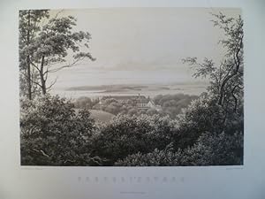 Frederiksvaerk. Getönte Lithographie von J. Hellesen aus: Danmark. Hrsg. v. Baerentzen. Kopenhage...