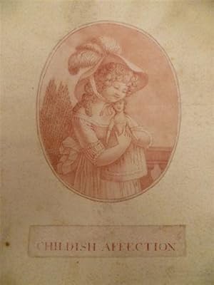 Affection. Kupferstich in Crayonmanier, um 1785. 10 x 8 cm.