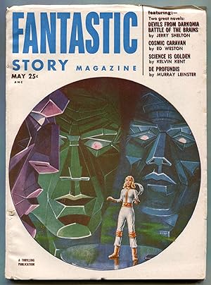 Imagen del vendedor de [Pulp magazine]: Fantastic Stories Magazine - Vol. 5, No. 3 a la venta por Between the Covers-Rare Books, Inc. ABAA